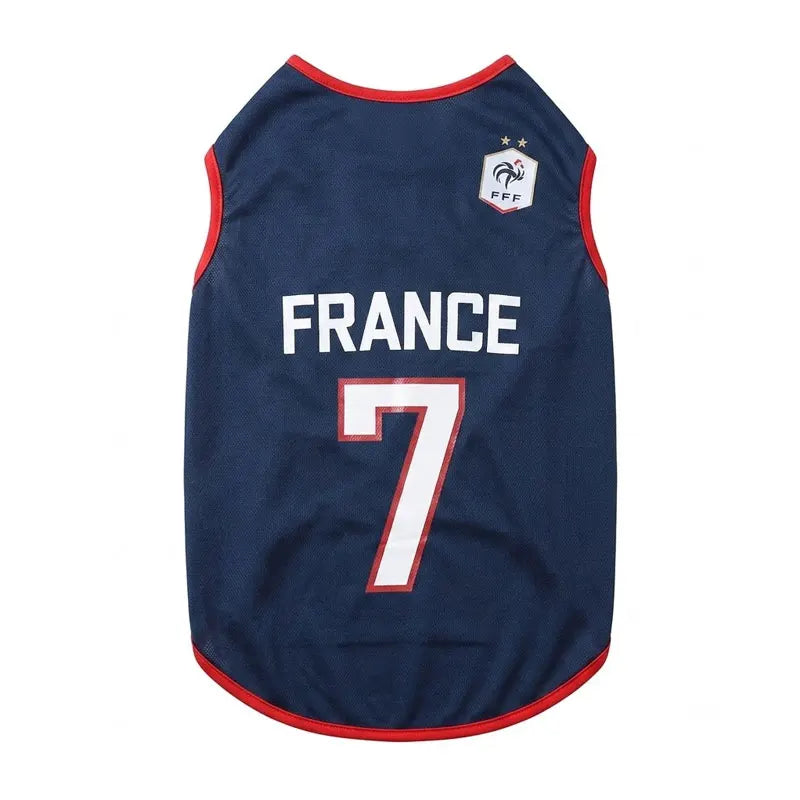 Sport Team Dog Jersey Number Print Dogs Vests Sport Style Breathable Mesh Puppy Sleeveless Shirt Small Medium Larg Pets Clothes