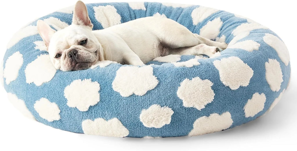 Round Pet Bed for Dogs Cats All Seasons Warm Winter Soft Comfortable Cushion Dog Beds for Large Dogs Dog Accessories Cat Bed