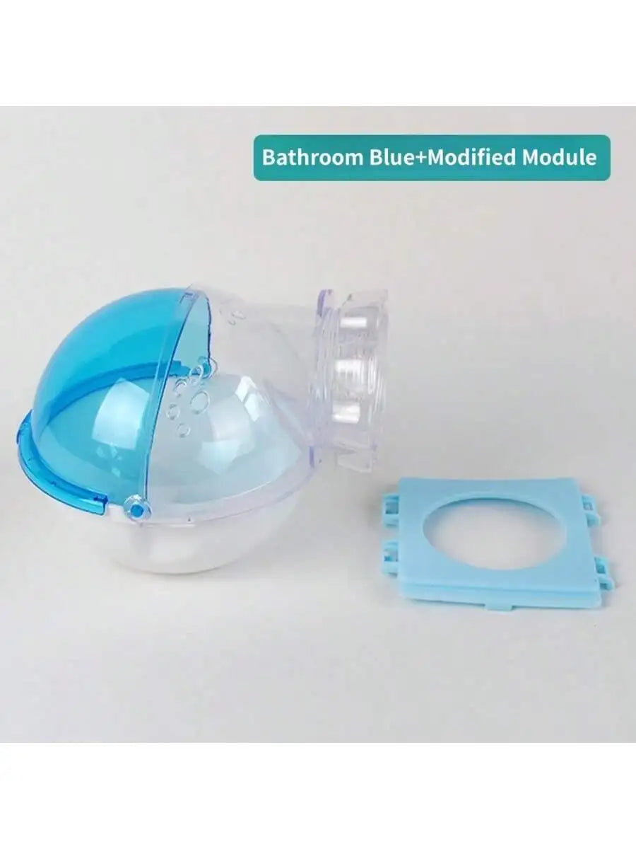 Hamster Bathroom Hamster Toilet Mouse Gerbille Pet Cage Box Bath Sand Room Toy Acrylic House Small Pet Supplies Accessories