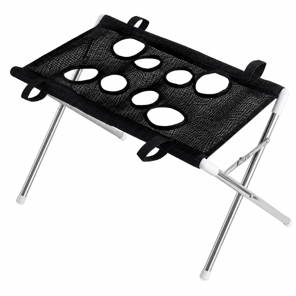 Pet Bathing Hammock Stand Foldable Dog Cat Grooming Drying Table Breathable Mesh Bath Helper for Small Pets