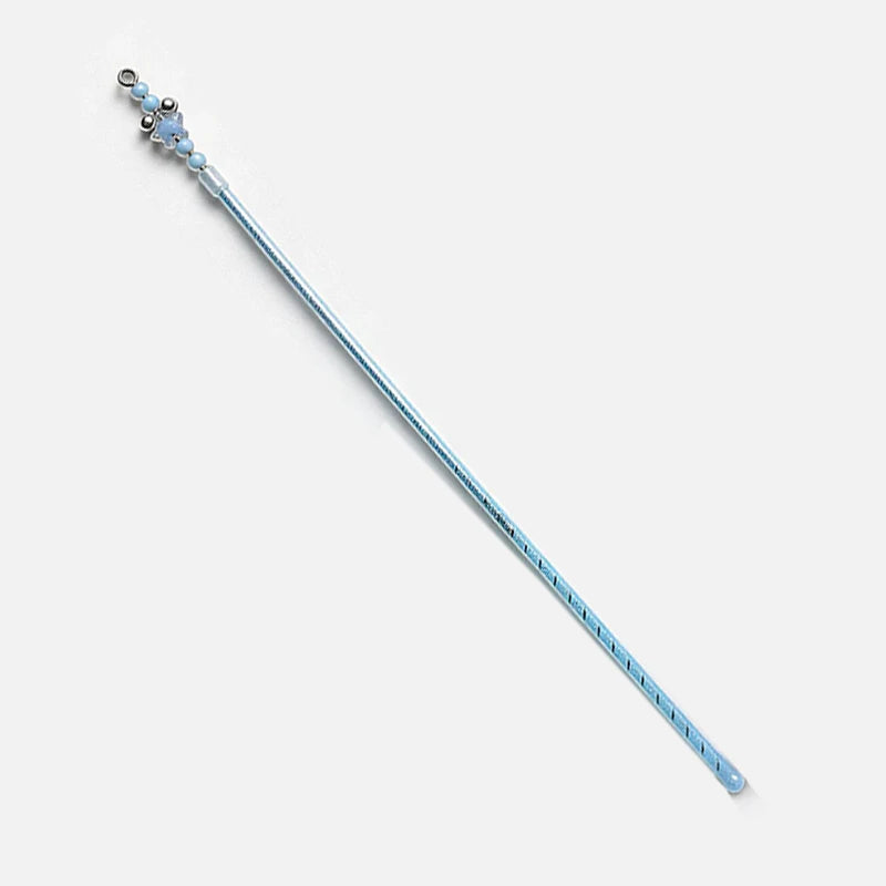 Fancy Cat Teasing Stick Interactive Cat Teaser Wand with Bell Sequins Tassel Kitten Play Toy Random Color Retractable pole