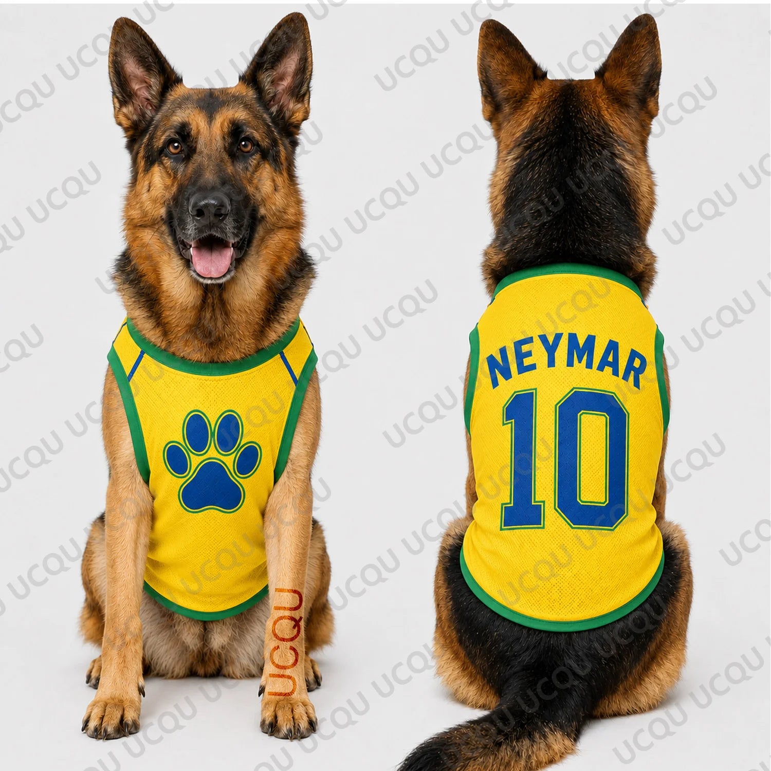 2026 Football Style Pet Soccer Jersey 10 Dog Shirt Yellow Mesh Puppy Football Vest Small Large Dogs