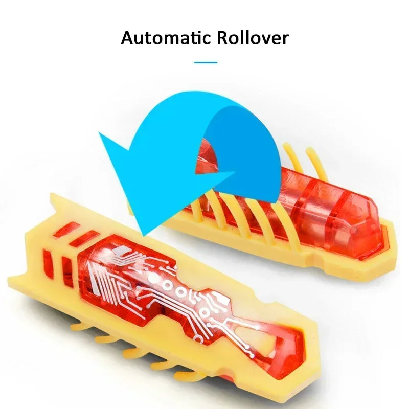 Smart Interactive Cat Toy with Auto Escape Obstacle Electric Vibrating Bug for Kitten Stimulation Play Hunting Training