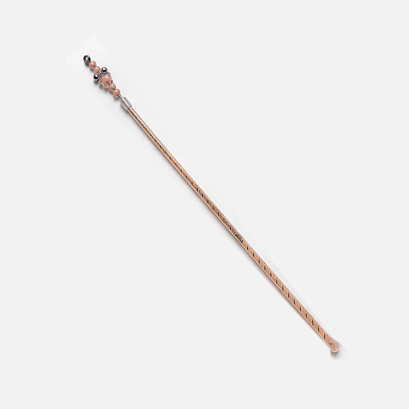 Fancy Cat Teasing Stick Interactive Cat Teaser Wand with Bell Sequins Tassel Kitten Play Toy Random Color Retractable pole
