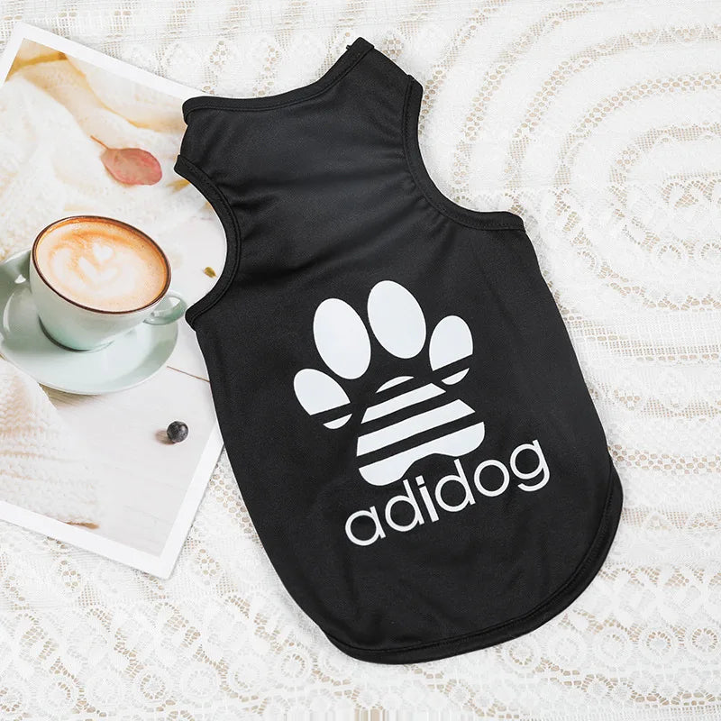 1PC Summer Pet Clothing Soft Polyester Teddy Dog Thin Tank Top Breathable and Cool Dog Cat Clothing Small Puppy Dogs Vests