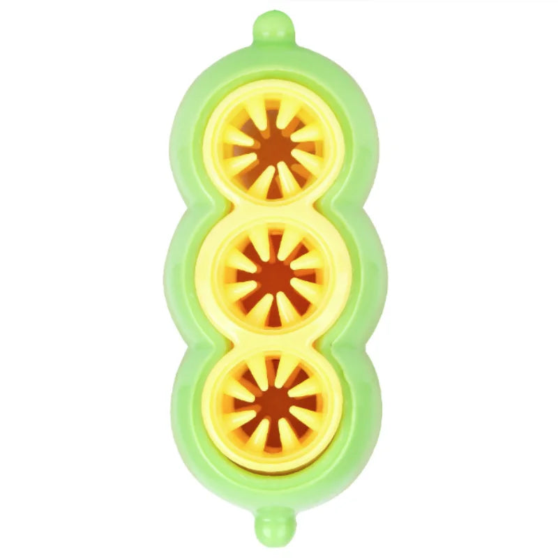 New Dog Treat Dispensing Toy Pea Shaped Puzzle Slow Feeder for IQ Training Mental Stimulating Pet Toy for Large Medium Small Dog