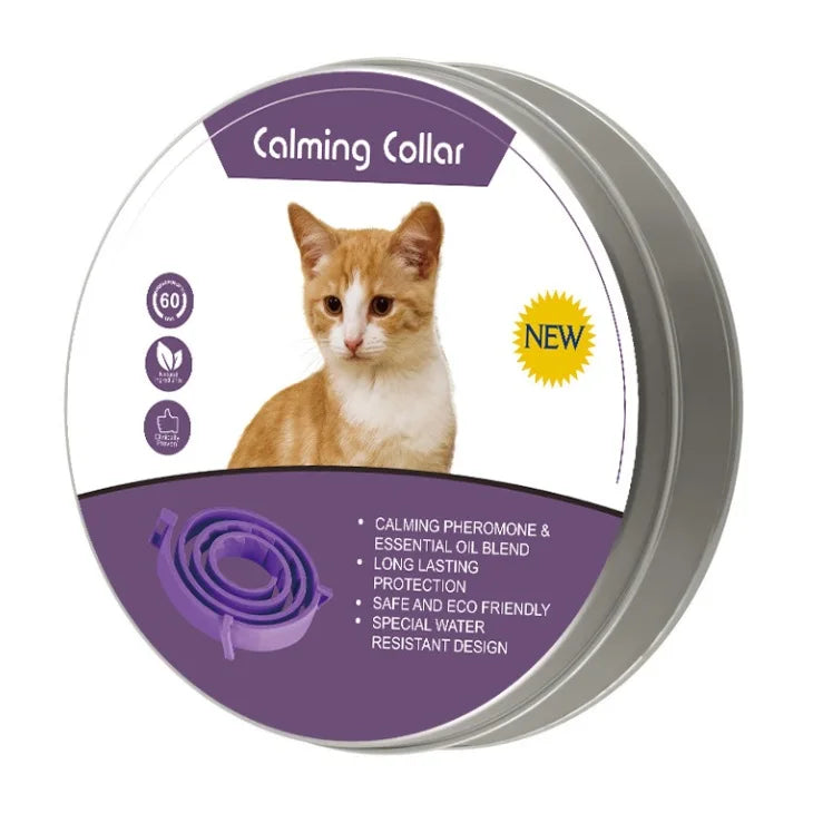 New Release Dog Calming Pheromone Collar cat Relieve Anxiety Adjustable Comfortable Collar For Puppy Kitten Large Dog Accessorie