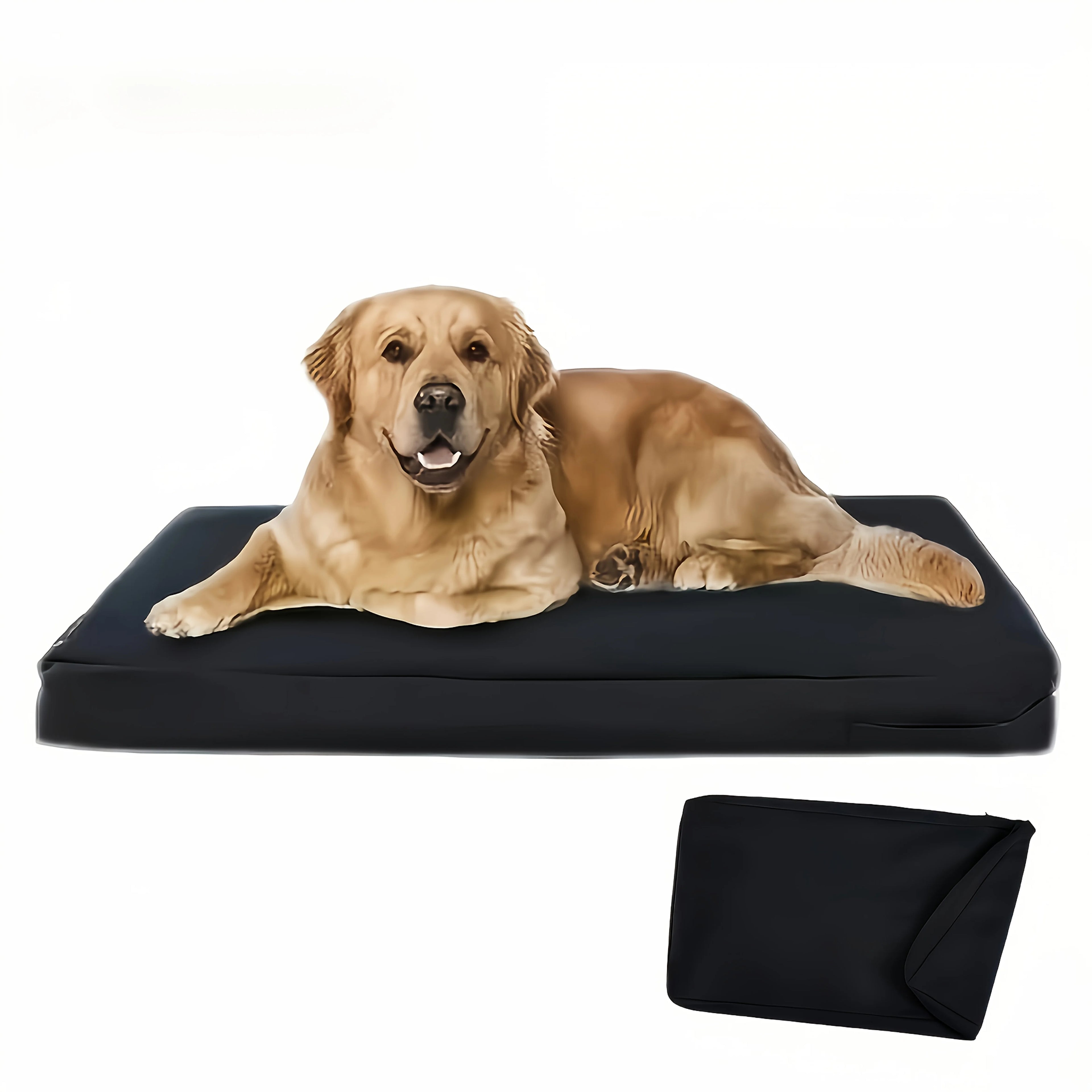 Zippered Dog Bed Cover, Removable and Washable Pet Bed Cover, UV, Snow and Windproof, Doubles As A Mattress Protector