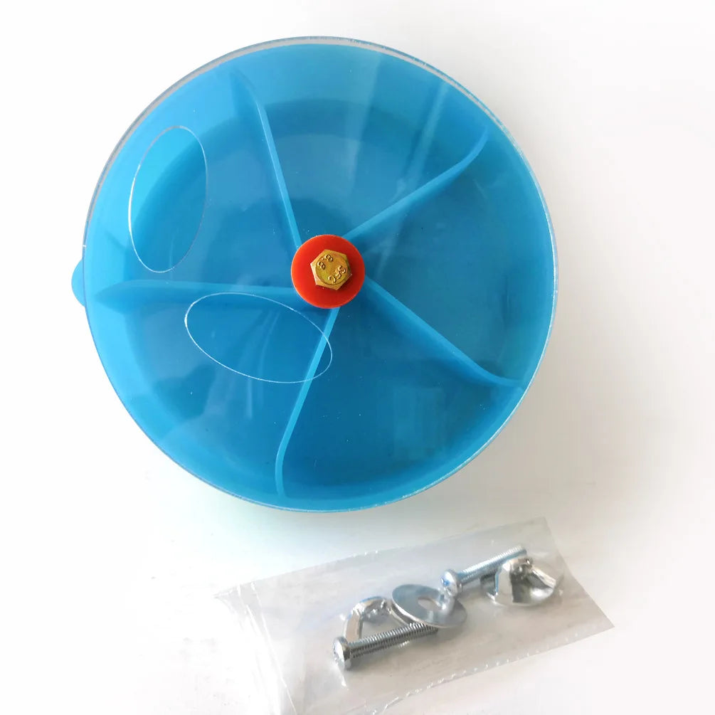 Compartment Food Container Parrot Chewing Toy Bird Toy Wheel Cake Foraging Device Interactive Food Retrieval Toy Foraging Ball