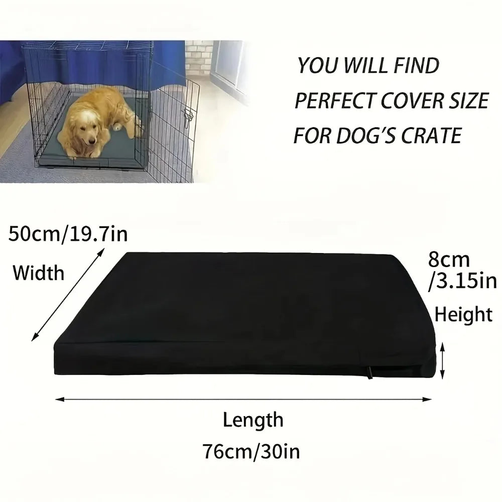 Zippered Dog Bed Cover, Removable and Washable Pet Bed Cover, UV, Snow and Windproof, Doubles As A Mattress Protector