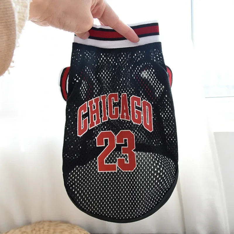 Dog Basketball Jersey Clothes Boy Girl Dog Pet Vest Clothes Puppy Shirt Apparel Cute Outfit Summer T-shirt for All Breeds XS-5XL