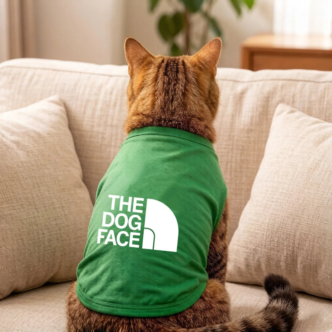 1pc Summer Solid Color Pet Tank Top for Dogs and Cats, Thin and Breathable Pet Clothing