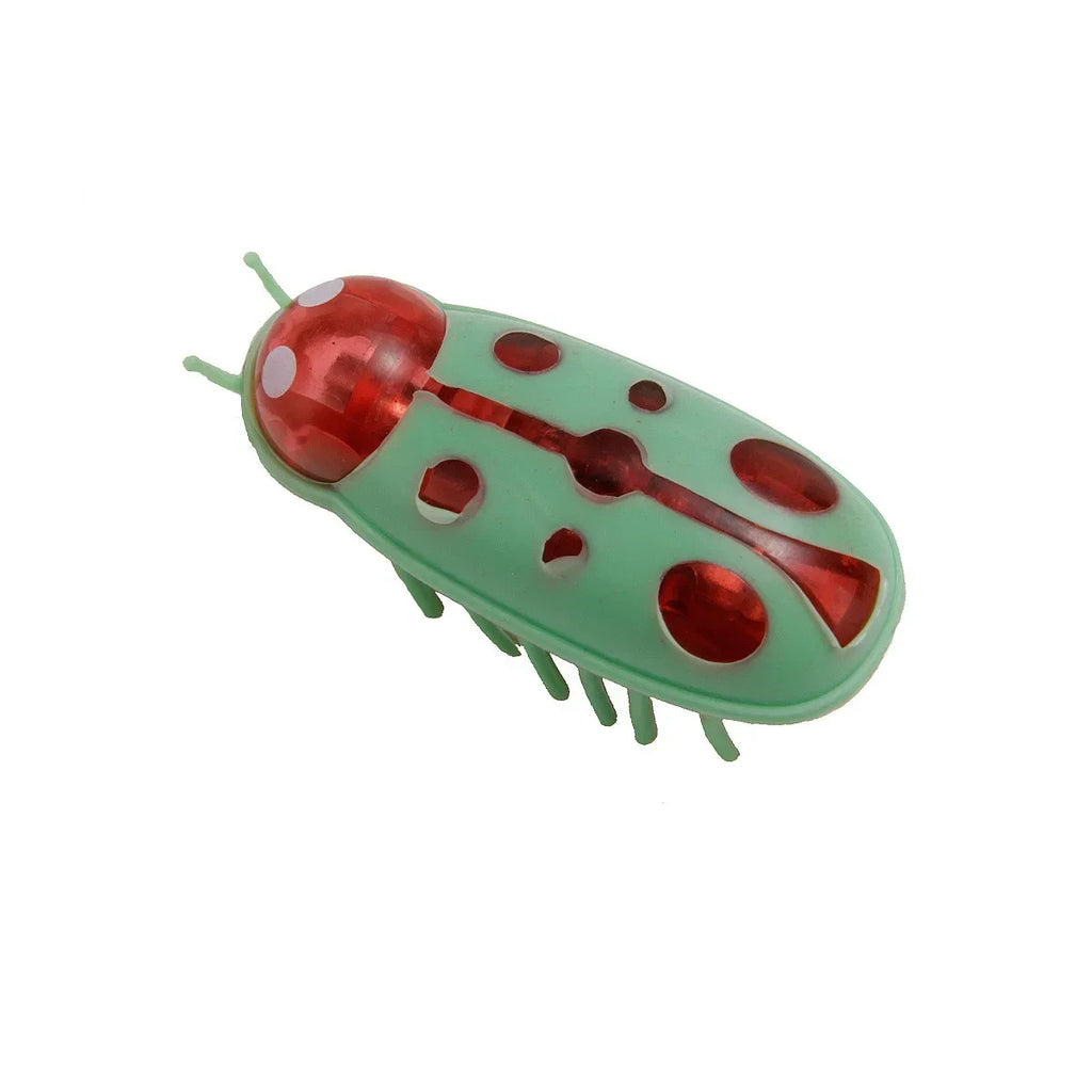 Smart Interactive Cat Toy with Auto Escape Obstacle Electric Vibrating Bug for Kitten Stimulation Play Hunting Training