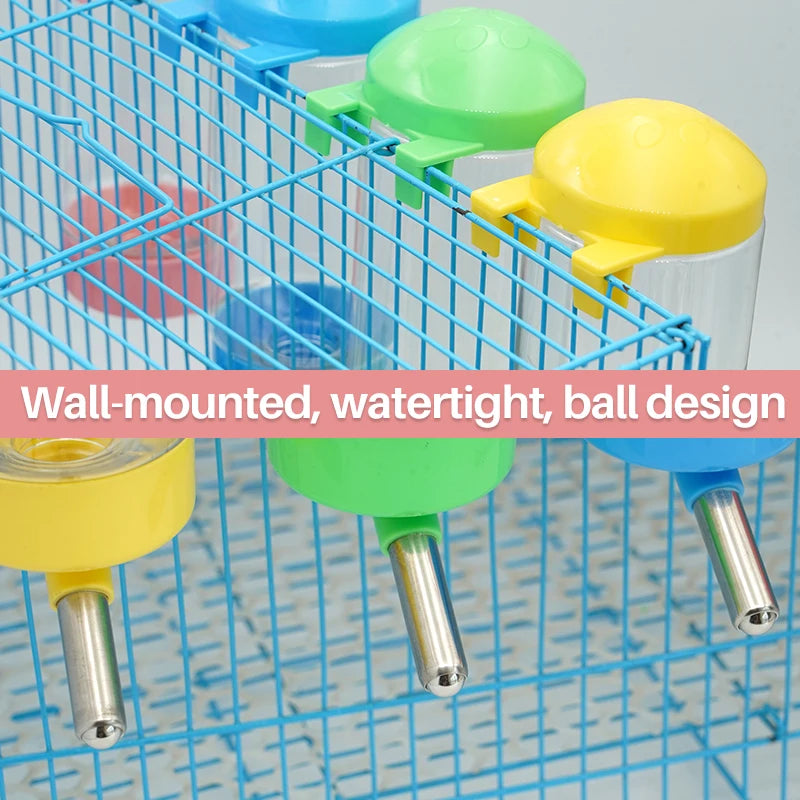 400ml Pet Hamster Drinker Water Bottle Rabbit Hamster Automatic Feeding Device for Small Animals Supplies Pet Drinking Bottles