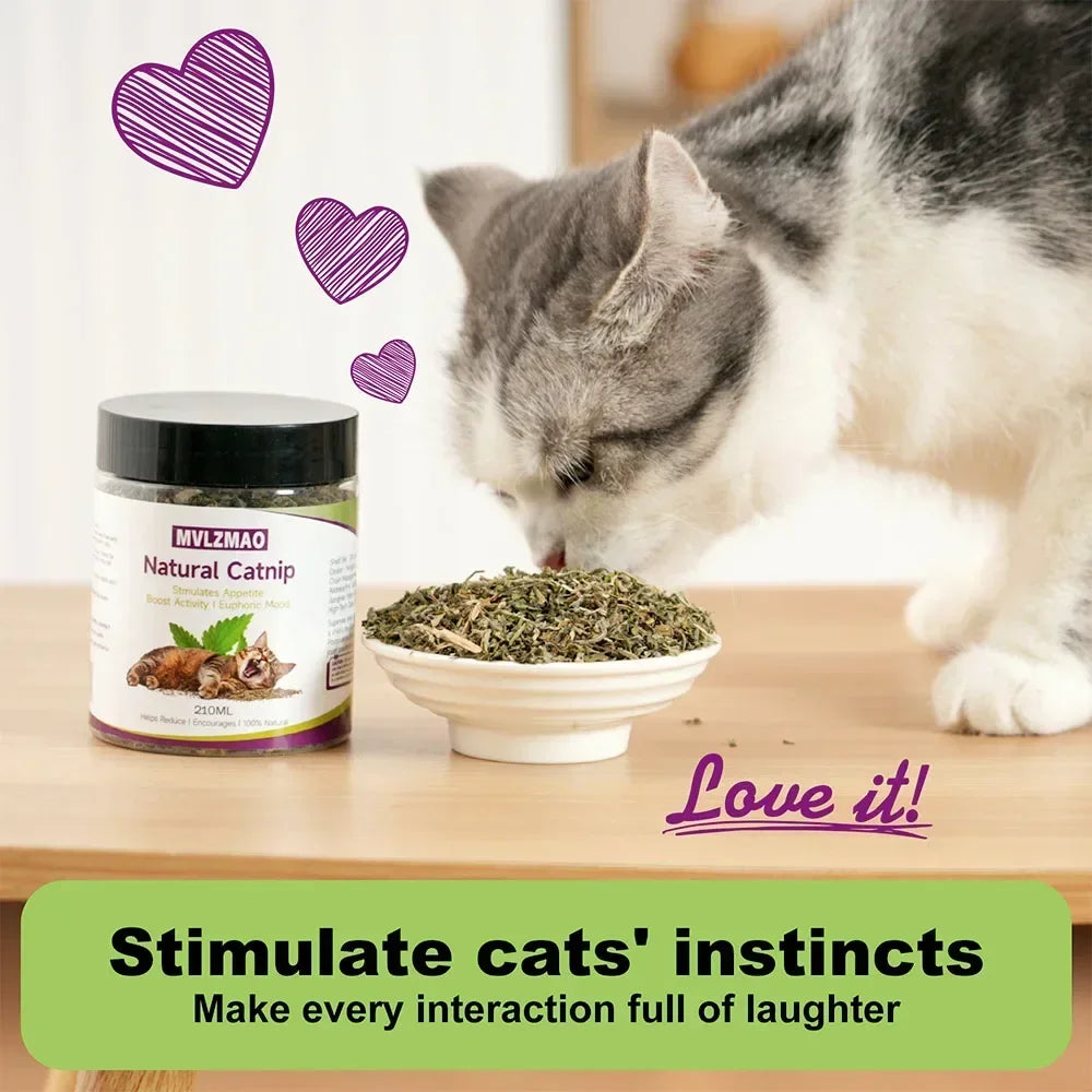 Cat Crack Catnip 100% Natural Safe & Non-Addictive Catnip Treats Used to Supplement Catnip Toys, Catnip Spray, & Cat Accessories