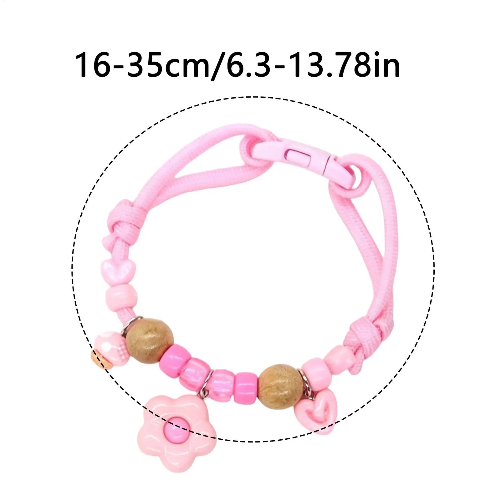 Cat Dog Flea Collar Natural Wood Adjustable Safe Buckle Macaron Color Fly Repellent Puppy Kitten Tick Control Summer Daily Care