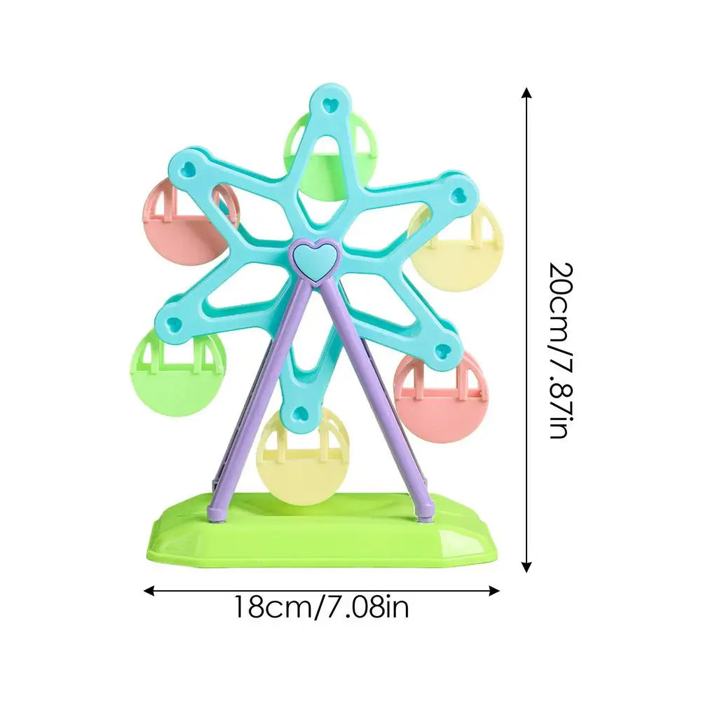 Bird Toys Foraging Wheel Parrot Toy  Snacks Feeder Intelligence Growth Bird Supplies Parrot Ferris Wheel Bird Windmill Foraging