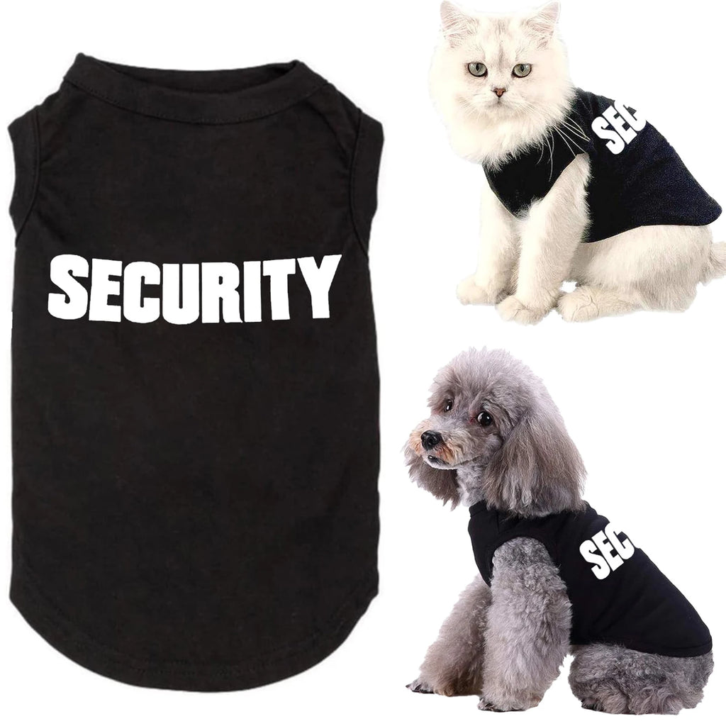 Security Clothing for Dogs Summer Pet Clothes Vest for Small Dogs Chihuahua Yorkshire Puppy Cats Low Price Pets T-shirt Costume