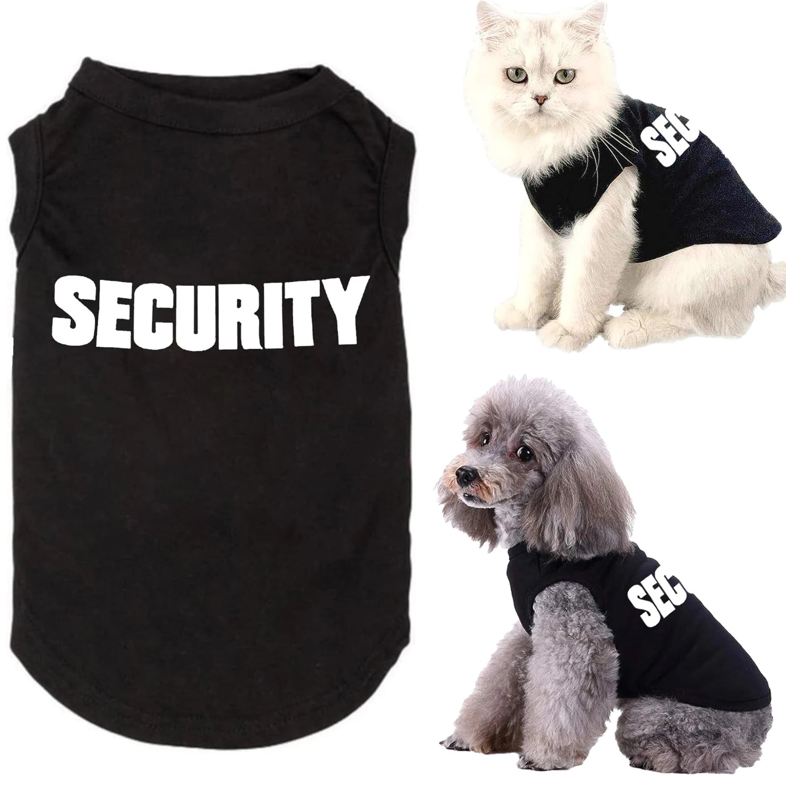 Security Clothing for Dogs Summer Pet Clothes Vest for Small Dogs Chihuahua Yorkshire Puppy Cats Low Price Pets T-shirt Costume