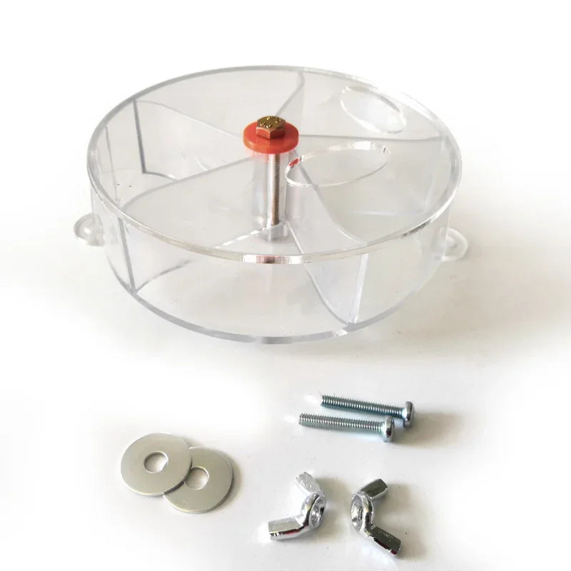 Compartment Food Container Parrot Chewing Toy Bird Toy Wheel Cake Foraging Device Interactive Food Retrieval Toy Foraging Ball