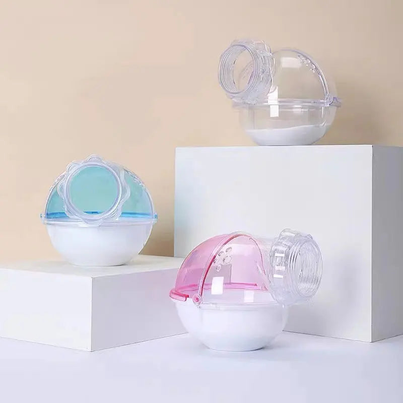 Hamster Bathroom Hamster Toilet Mouse Gerbille Pet Cage Box Bath Sand Room Toy Acrylic House Small Pet Supplies Accessories