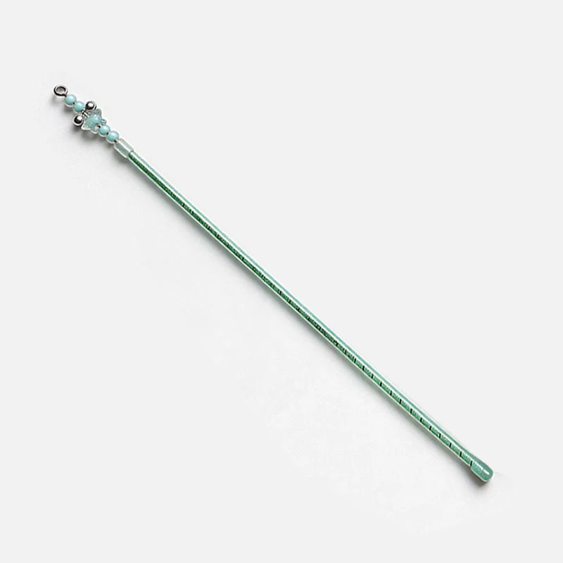 Fancy Cat Teasing Stick Interactive Cat Teaser Wand with Bell Sequins Tassel Kitten Play Toy Random Color Retractable pole