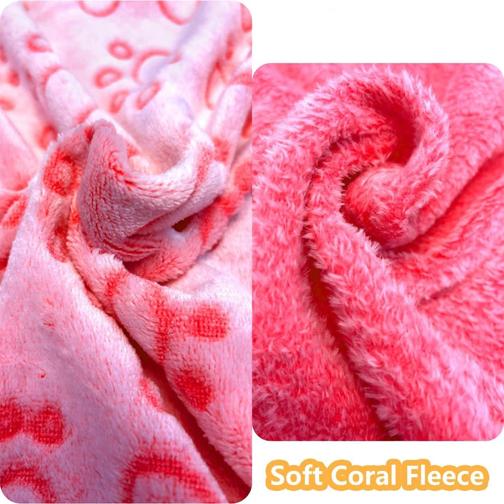 Ultra-Soft Paw Print Dog Blanket | Cozy & Washable Pet Pad