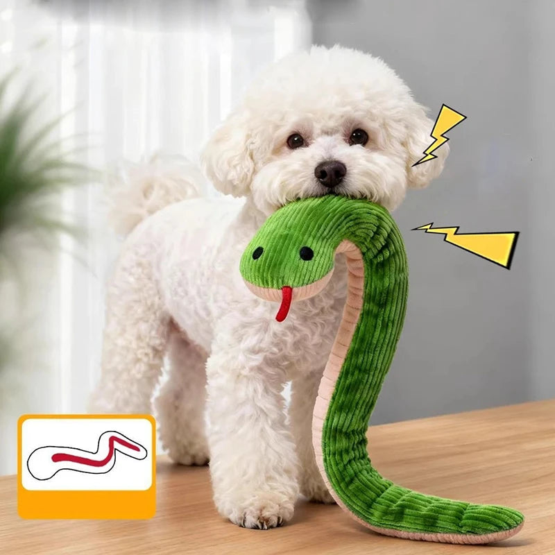 Hot sale Dog Toy Snake Interactive Toy Kitten  Kick Toy Interactive Pet Toy for Indoor Cats 16.5 Inches Pet Supplies