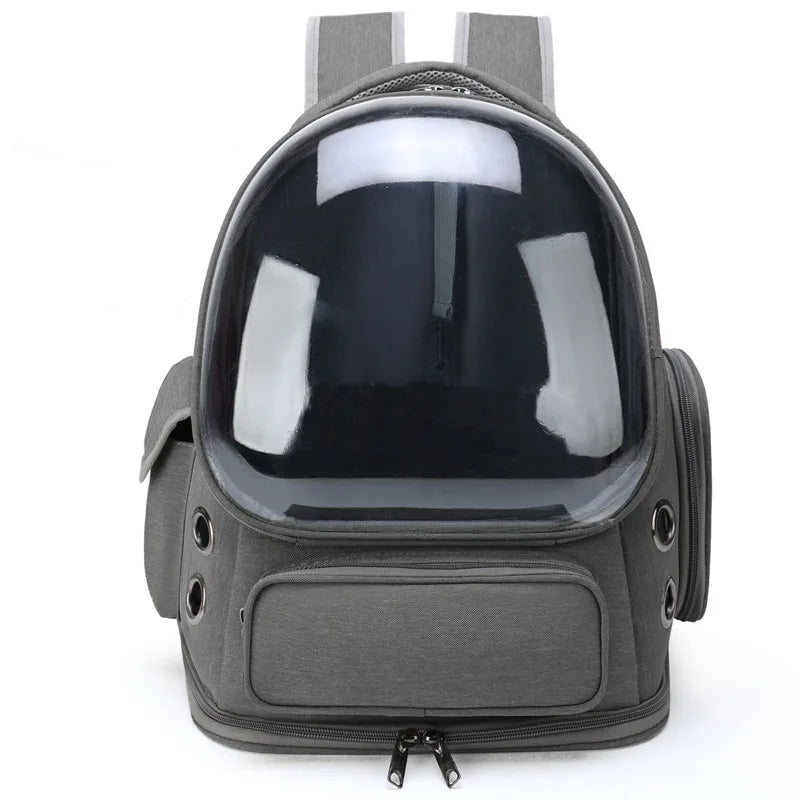 Pet Cat Carrier Bag Outdoor Travel Backpack for Cats Small Dogs Breathable Cat Carrying Bag Pet Supplies Transparent
