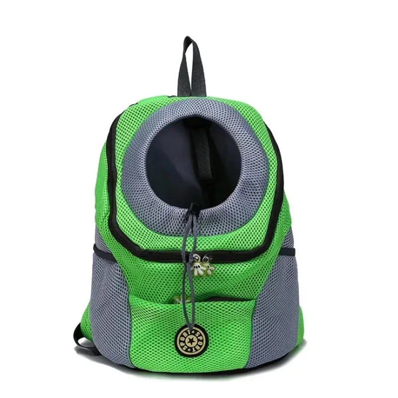 New Dog Pet Backpack Carrier Travel Bag Front Pack Breathable Adjustable with Safety Reflective Strips for Hiking Outdoor Cats
