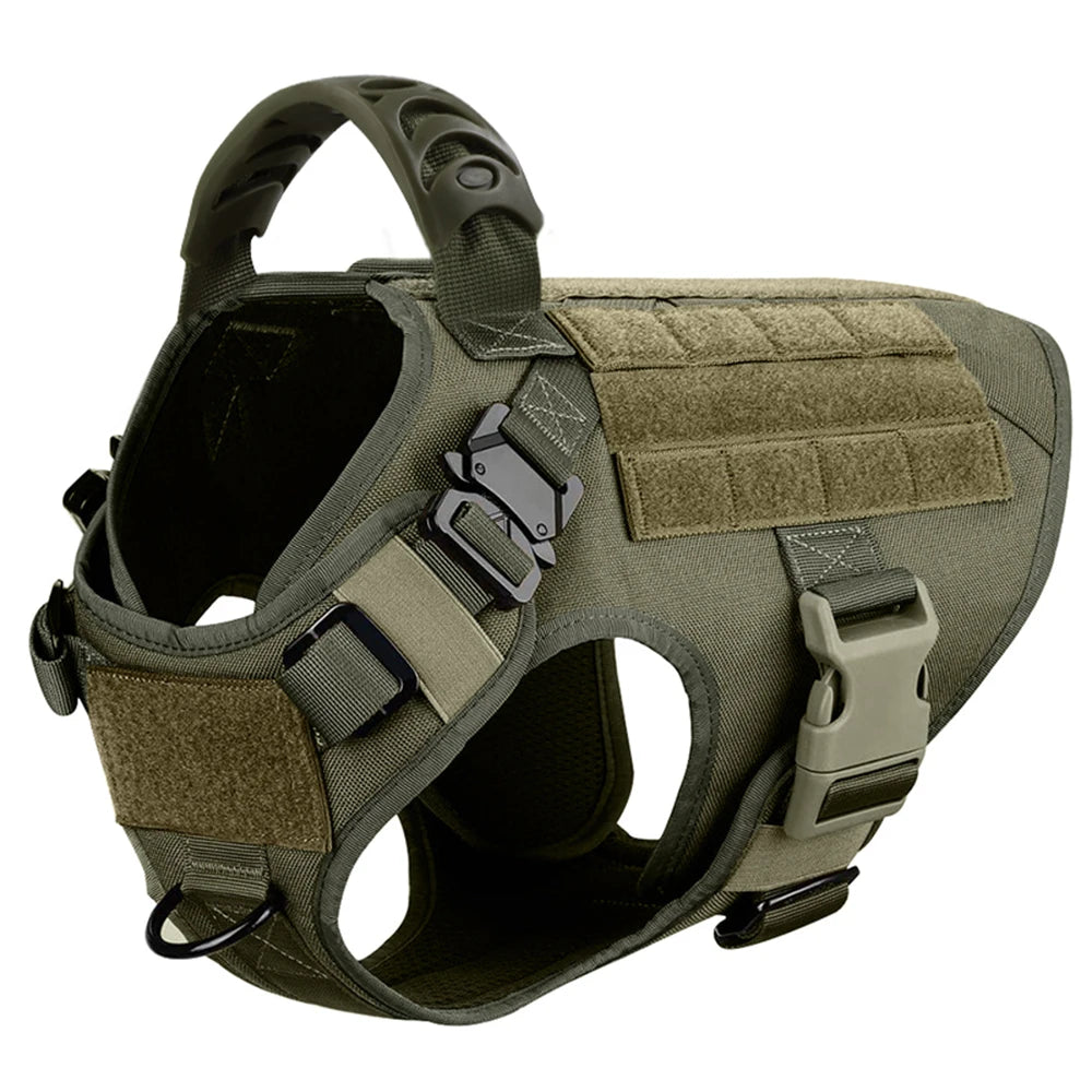 Large Dog Harness Collar Leash Bags Pet German Shepherd Training Walking Vest Dog Harnesses For Medium Large Dogs Accessories