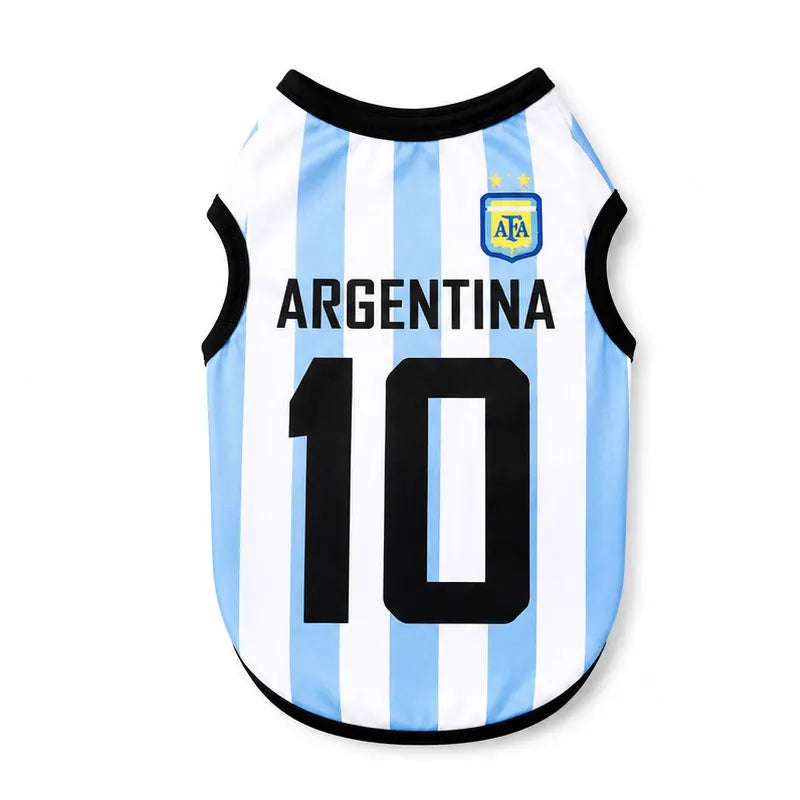 Sport Team Dog Jersey Number Print Dogs Vests Sport Style Breathable Mesh Puppy Sleeveless Shirt Small Medium Larg Pets Clothes