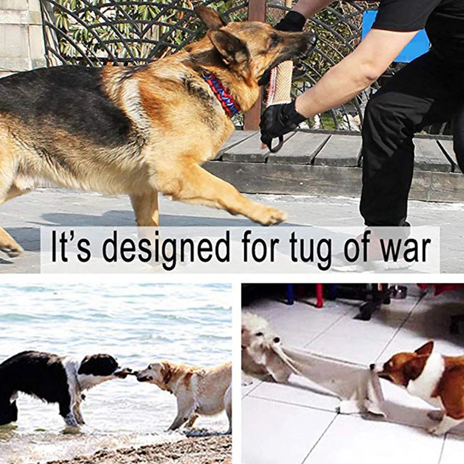 Pet Dog Chew Tug Toys Dogs Teether Bite Pillow Interactive Dogs Rope Toys Safe Teeth Cleaning Chewing Toy Pets Training Supplies