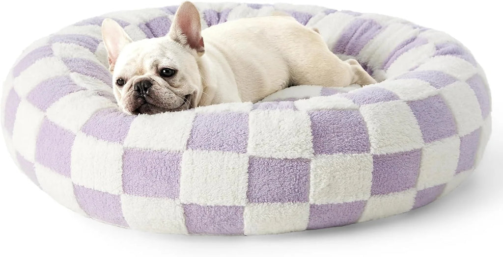 Round Pet Bed for Dogs Cats All Seasons Warm Winter Soft Comfortable Cushion Dog Beds for Large Dogs Dog Accessories Cat Bed