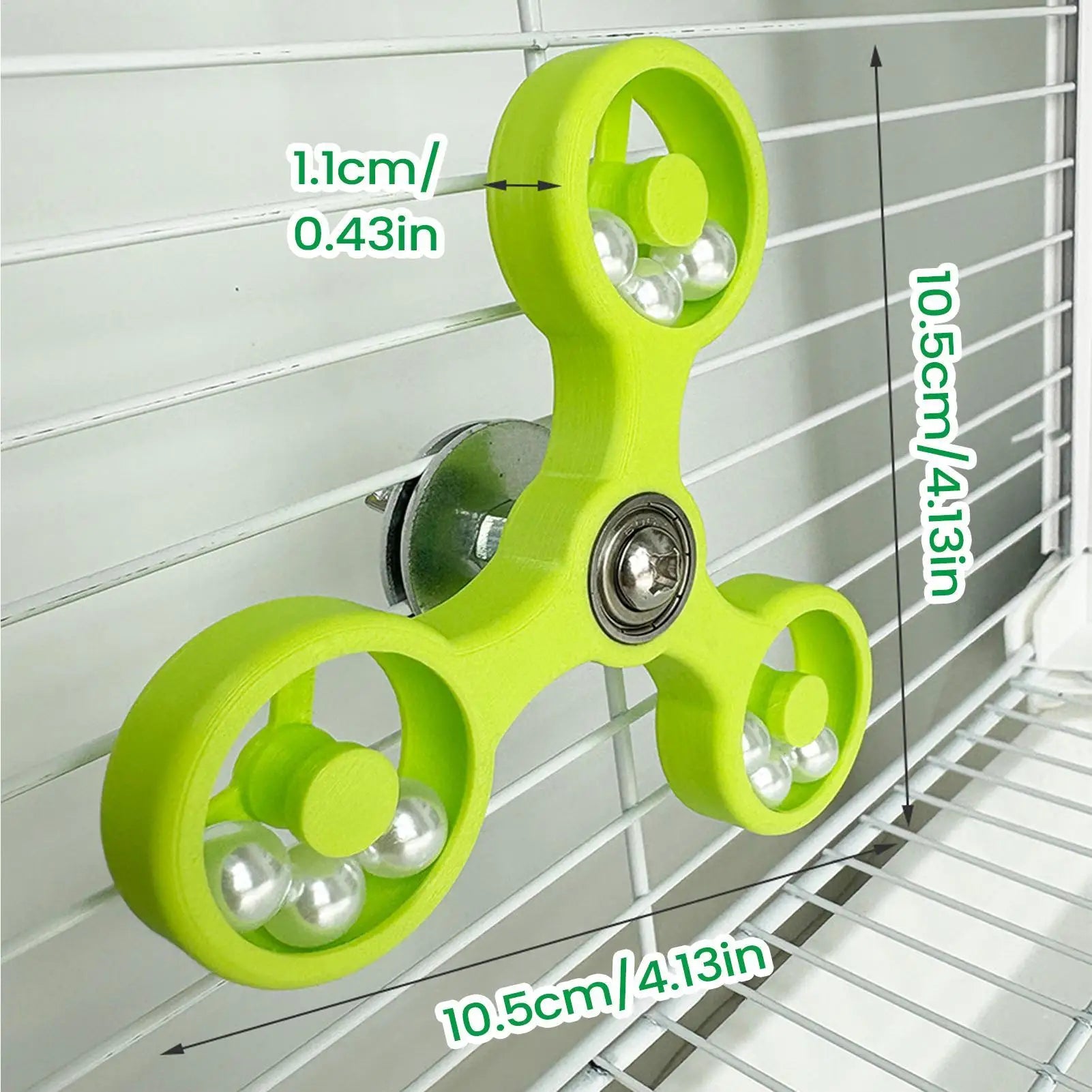 Parrot Toys Bite-Resistant Bird Enrichment Activity Parrot Toys Spinner Wheel for Chewing Entertainment Boredom Relief