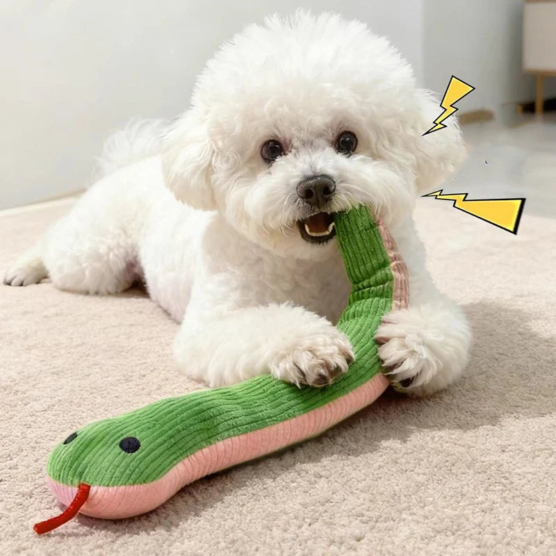 Hot sale Dog Toy Snake Interactive Toy Kitten  Kick Toy Interactive Pet Toy for Indoor Cats 16.5 Inches Pet Supplies