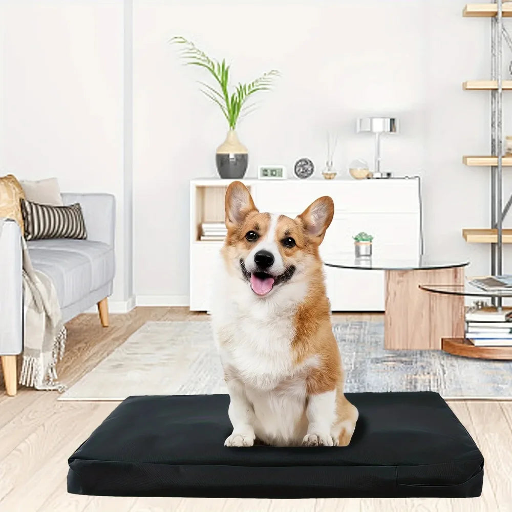 Zippered Dog Bed Cover, Removable and Washable Pet Bed Cover, UV, Snow and Windproof, Doubles As A Mattress Protector