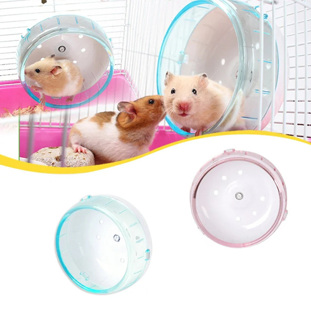Natural Wood Hamster Wheel Running Toy Roller Exercise Wheel for Small Pets Sports Wheel Accessory for Hamsters