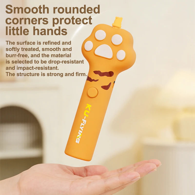 Funny Cat Toy Interactive Launch Pet Training Toy For Kitten Mini Flying Disc Shooting Gun Chasing Games Cat Toys Pet Supplies
