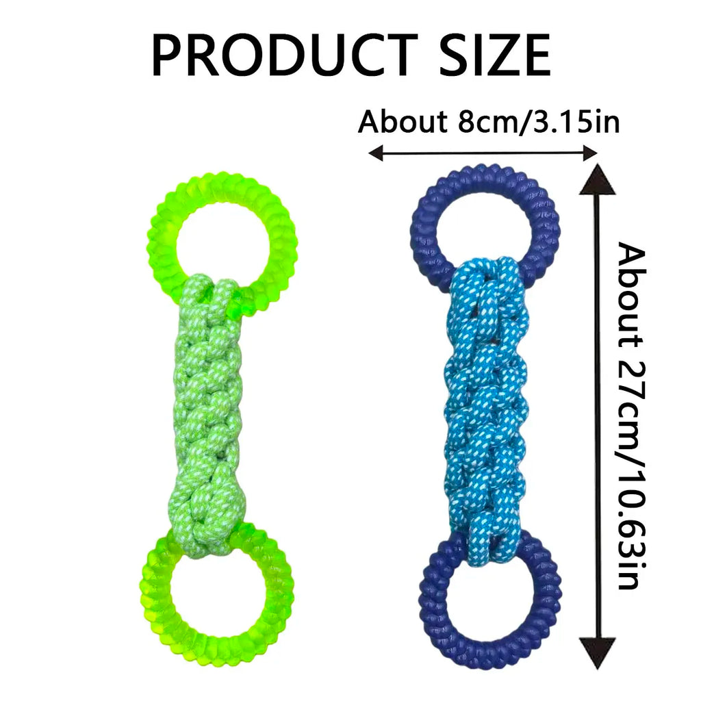Pet Chew Tug Toys Interactive Dog Rope Toys,Pet Tooth Cleaning Pet Toy for Small Medium Dogs Puppy Chewing Bite Resistant Toys
